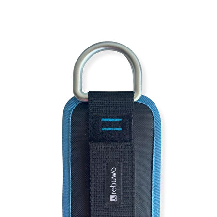 Rebuwo Tekli Cable Ayak Aparatı | D-Halkalı, Yumuşak Pedli, Ayarlanabilir Kayış